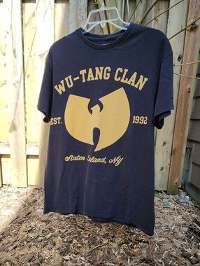 GUC Mens Large Black Tshirt - WU TANG ORIGINALS 🕶🐝🐝🖤💛🖤